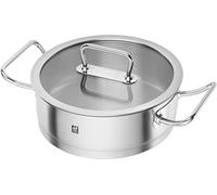 Zwilling Poêle de service Pro 24 cm Inox 18/10 3 L avec couvercle en verre