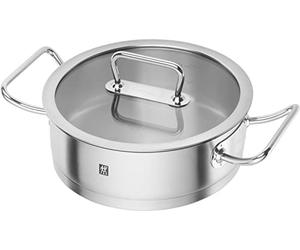 Zwilling Pro Servierpfanne avec Glas-Deckel 24 cm 3,00l acier affiné