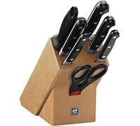 ZWILLING Professional S Set de couteaux 8 pièces, acier spécial inoxydable, noir, Made in Germany