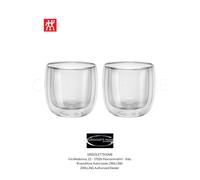ZWILLING Set De 2 Tasses À Thé En Verre Borosilicate Transparent 240 Ml