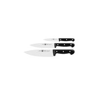 Zwilling Set de 3 couteaux TWIN Chef 2, acier spécial inoxydable, noir