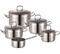 Zwilling Set de casseroles, 5 pcs rond acier inoxydable 18/10 Pro 65120-005-0
