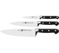 ZWILLING Set de couteaux Professional S 3 pièces – Couteaux larder/garnir, viande, chef – manche noir