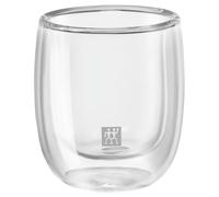 ZWILLING Verres à espresso Sorrento double paroi 2x80 ml verre borosilicaté, ensemble 2 pièces
