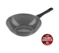 ZWILLING Terreno Plus Wok, 28 cm, Aluminium, Revêtement antiadhésif en céramique renforcée en titane