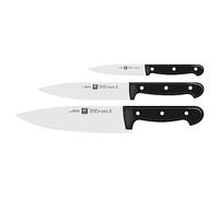Zwilling Set de 3 couteaux TWIN Chef 2, acier spécial inoxydable, noir