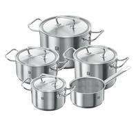 ZWILLING Twin Classic Set de casseroles batterie de cuisine inox 5 pièces, compatible induction, non revêtue, acier inoxydable, argent