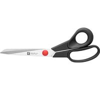 ZWILLING TWIN L Ciseaux de tailleur - Ciseaux de couture en acier inoxydable avec poignées renforcées en fibre de verre, 22 CM, Noir-Argent