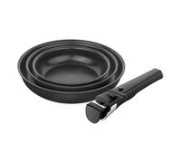 ZWILLING Unlock 4-pcs, Set de poêles, Noir mat