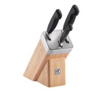 ZWILLING VIER STERNE 4-pcs, Bloc de couteaux, Brun