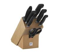 ZWILLING VIER STERNE Bloc de Couteaux 8 Pièces, Hêtre
