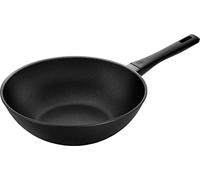 ZWILLING Wok, Rond, Ø 30 cm, Aluminium, Revêtement Antiadhésif PTFE, Noir, Manche Long, série Shine