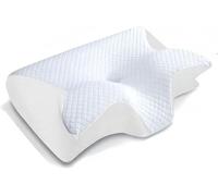 ZWOIVHE SOYA Paris Oreiller 2.0 Ergonomique Cervical pour Dormir sur Le Côté Et sur Le Dos (Blanc,1 X)