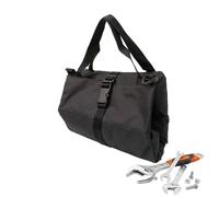 zwxqe Rouleau utilitaire de poche | Organiseur d'outils en tissu Oxford | imperméable 900D | Organiseur de sac à outils avec 5 pochettes, rouleau pour mécanicien, électricien et amateur, Noir , Refer