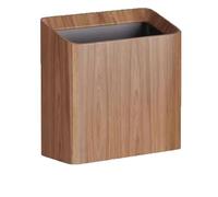 Zxarunas poubelle bureau Poubelle en bois 20 L, panier à déchets for salles de bains, buanderies, cuisines, bureaux, chambres d'enfants et dortoirs poubelle chambre(Legno)