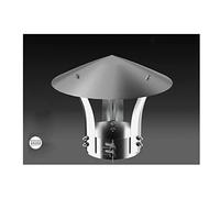 ZXCVASDF Chapeau De Cheminée,Chapeau Capot Cheminée Chapeau Conduit De Fumée,Chapeau De Cheminée Pare Pluie INOX,80-300Mm/Taille Personnalisable,Accessoires pour Cheminée,d18cm/7.09in