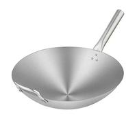 ZXFDMSWJ Wok 36 43 cm en INOX Anti-adhésif adapté à Tous Feux Dont poignées Induction Stay Cool A 36 cm