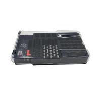 Zxfdsfdbnm Batterie ABS avec 93 compartiments, couvercle transparent à charnière, design mural, boîte de rangement pour recyclage