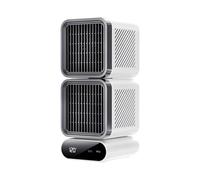 Zxfdsfdbnm Équipement de refroidissement portable compact à double fonction avec port de type C et tirage réglable pour les petits espaces ° ventilateur rotatif