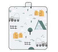Zxfdsfdbnm Grande couverture d'extérieur pliable 200 x 150 cm/200 x 200 cm, imperméable, résistante au sable, idéale pour les parcs, la plage, les festivals, grand tapis de repas en plein air