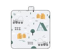Zxfdsfdbnm Grande couverture d'extérieur pliable 200 x 150 cm/200 x 200 cm, imperméable, résistante au sable, idéale pour les parcs, la plage, les festivals, grand tapis de repas en plein air