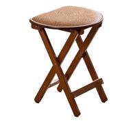 ZXGRfdefa Tabouret, Tabouret de Petit, déjeuner Effet Bois, sans Assemblage, Gain Place(Brown,48cm)