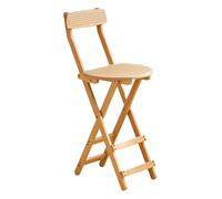 ZXGRfdefa Tabouret, Tabourets de Bar en Bois, Tabouret Petit, déjeuner Effet, sans(Wood,M 61.5cm)