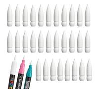 ZXNJA Lot De 30 Pointes De Rechange Souples Pour Marqueurs Feutre Acrylique - Compatibles Guangna Pinches De Remplacement - Mines Souples Et Résistantes Pour Art, Écriture Et Diy