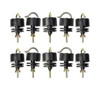 Zxpjkyu 10 Isolateurs électriques pour Clôture - Isolateurs à Visser Polyvalents pour Vergers