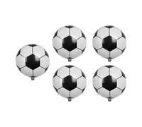 Zxpjkyu 5 Ballons Décoratifs en Aluminium, Faciles à Assortir, Effet Lumineux, Parfaits pour Une Cérémonie d'anniversaire, Brun, Football