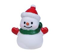 Zxpjkyu Figurine Miniature de Bonhomme de Neige Décorative de Noël En Résine, Ornement Festif de Table, Sculpture Réaliste Peinte à La Main. Convient pour, Style E