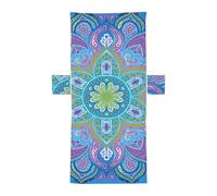 Zxpjkyu Housse de Chaise Longue de Plage avec Poche, Serviette de Bain pour Piscine, A