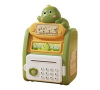 Zxpjkyu Tirelire électronique En Forme de Cochon, Distributeur Automatique de Billets, Jouet pour Enfants, Protection Par de Passe, pour Pièces D, Dinosaure
