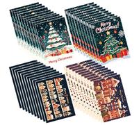 ZXTGBQ Lot De 40 Cartes De NoëL Set De Cartes Postales (114×80 mm) Avec ThèMe De NoëL Motifs DrôLes Cartes Carte Postale Noel Pour Parents Amis CollèGues Voisins Professeur