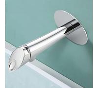ZYCDP Robinet Salle de Bain Encastré Monotrou Robinet de Lavabo eau Chaude et Froide Chromé