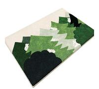ZYEFGMFRQ Tapis de Sol Salle Bain en Imitation Cachemire, 1 pièce, for Porte Toilette, Pied Absorbant, for la Maison, à séchage Rapide(SLT-1,100x150cm39.3x59in)