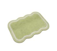 ZYEFGMFRQ Tapis de Sol Salle Bain Imitation Cachemire, 1 pièce, Porte Toilette, Pied Absorbant, Tapis ménage à séchage Rapide(XXTW-6,40x60cm15.7x23.6in)