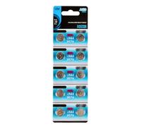 ZYHARUKO Lot de 10/20 piles bouton alcalines AG13 LR44 1,55 V pour montres, calculatrices, longue durée de vie