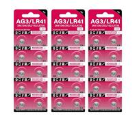 ZYHARUKO Pile bouton AG3 1,55 V SR41 192 L736 384 SR41SW CX41 LR41 LR41 392 pour lampes, montres, appareils photo