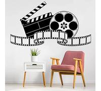 ZYkang Tournage Vinyle Sticker Artistique Cinéma Film Film Stickers Muraux Chambre Salon Vintage Décoration de La Maison Accessoires 102x57cm