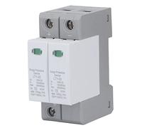 ZYLARUM Protecteur de Tension photovoltaïque 10KA à 20KA 2P |Protection Contre Les surtensions des Rails de 36 mm |Parafoudre PV pour Panneaux solaires/onduleurs |1 000 V CC Ignifuge