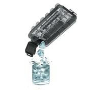 Zyliss Bac à Glaçons avec Couvercle, Système de Démoulage Facile, 18 Carrés | Remplissez-la comme une bouteille, Étanche, Sans BPA, Empilable, Réutilisable, Bac a Glacons Moule, Lavable au lave-vaisselle
