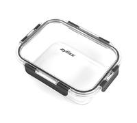Zyliss E981066 Récipient en verre incassable 1,5 l avec couvercle hermétique, passe au micro-ondes, sans BPA, passe au congélateur, réfrigérateur, conteneur alimentaire, 23 cm x 18 cm x 7,5 cm