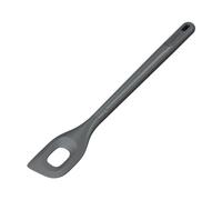 Zyliss Cuillère de cuisine coudée percée – Nylon résistant à la chaleur – Gris Beluga 30×5,5 cm