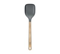 Zyliss Cuillère de Cuisine Silicone Alimentaire, Manche en Bois de Chêne