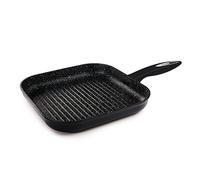Zyliss E980067 Ultimate Antiadhésif Poêle Gril, 26cm/10in, Tous Feux Dont Induction, Noir, Aluminium, Garantie antiadhésive de 10 ans