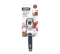 Zyliss E980087 Cuillère à glace, Plastique/Acier Inoxydable, Gris/Blanc, Professionelle Cuillère à Glace/Crème, Passe au Lave-Vaisselle, Garantie 5 ans
