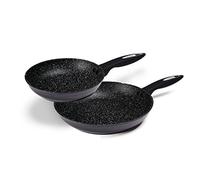 Zyliss E980107 Ultimate Antiadhésif Lot de 2 Poêle, 20cm/28cm, Tous Feux Dont Induction, Noir, Aluminium, Garantie antiadhésive de 10 ans