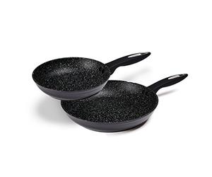 Zyliss E980107 Ultimate Antiadhésif Lot de 2 Poêle, 20cm/28cm, Tous Feux Dont Induction, Noir, Aluminium, Garantie antiadhésive de 10 ans