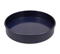 Zyliss E980196 Antiadhésif Moule Manqué Rond à Fond Amovible, 23cm, Acier Carbone, Bleu, Moule Gateau, Lavable au lave-vaisselle, Garantie 5 ans